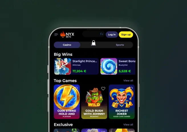 Nyxbets app